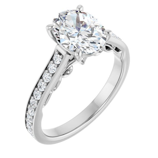 Accented Engagement Ring