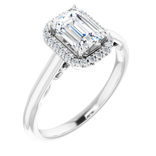 Halo-Style Engagement Ring