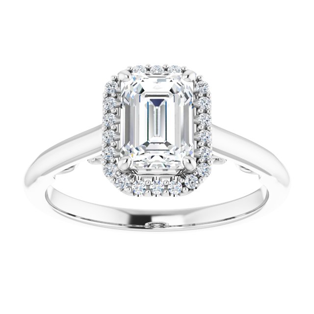 Halo-Style Engagement Ring