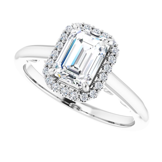 Halo-Style Engagement Ring
