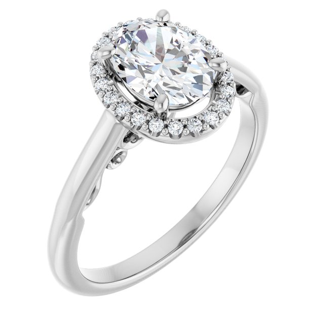 Halo-Style Engagement Ring