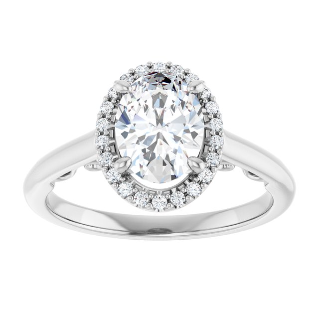Halo-Style Engagement Ring