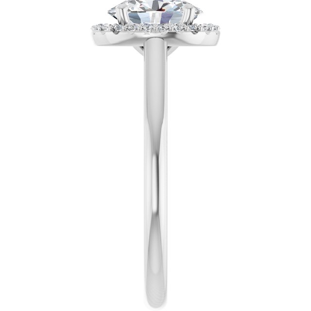 Halo-Style Engagement Ring
