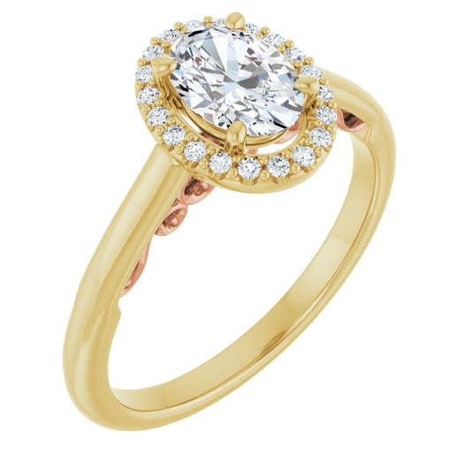 Halo-Style Engagement Ring