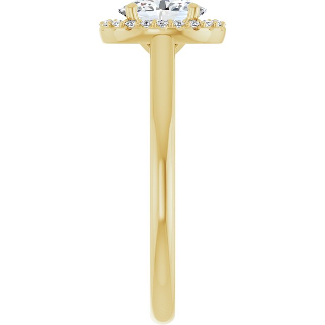 Halo-Style Engagement Ring