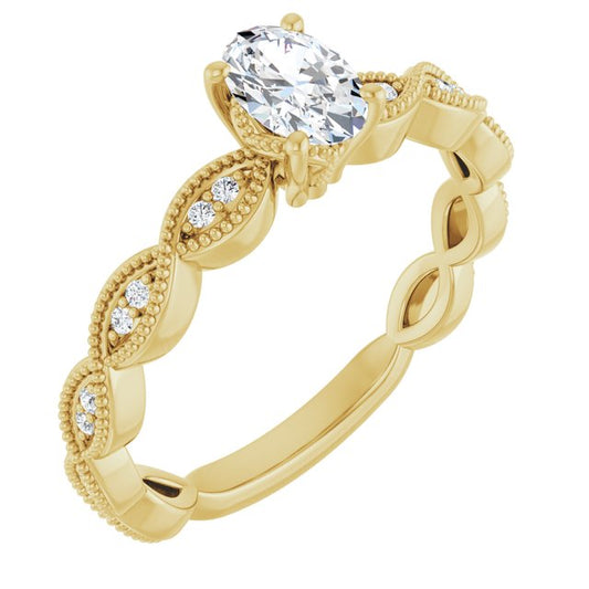 Accented Engagement Ring