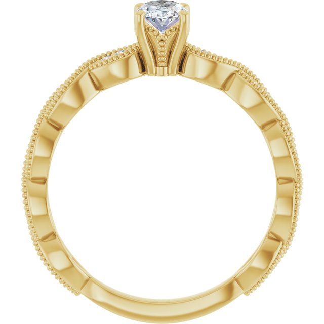 Accented Engagement Ring