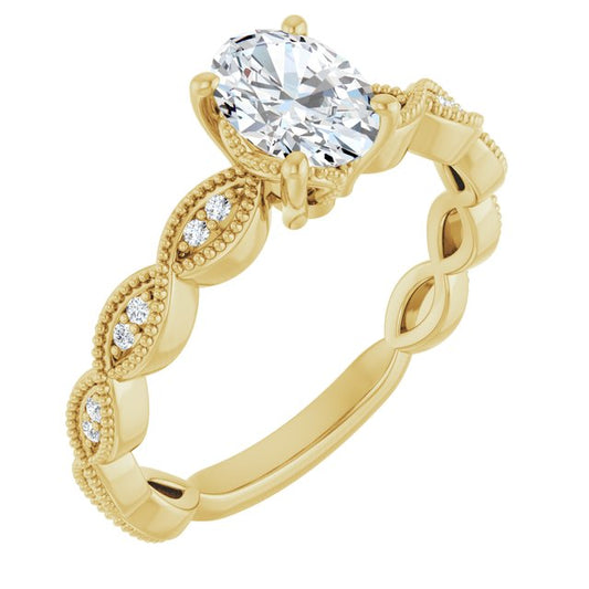 Accented Engagement Ring