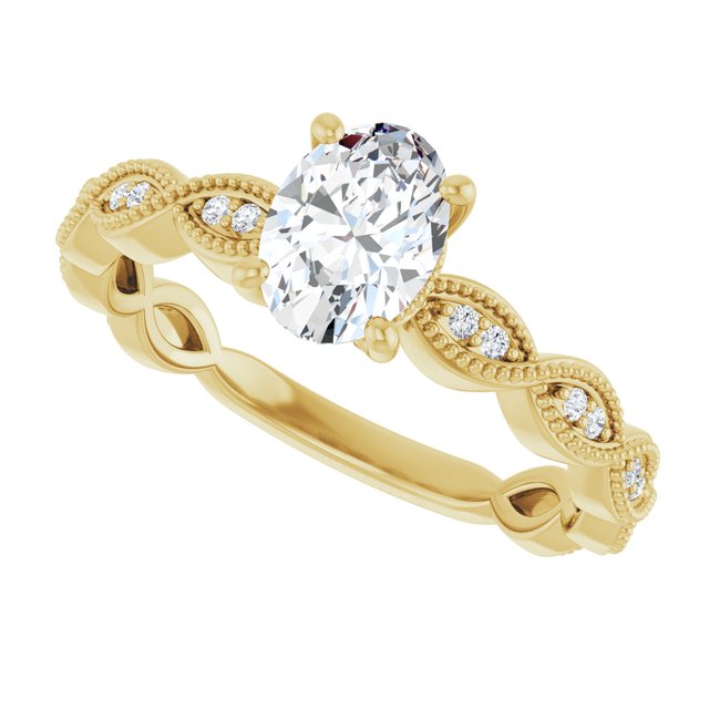 Accented Engagement Ring