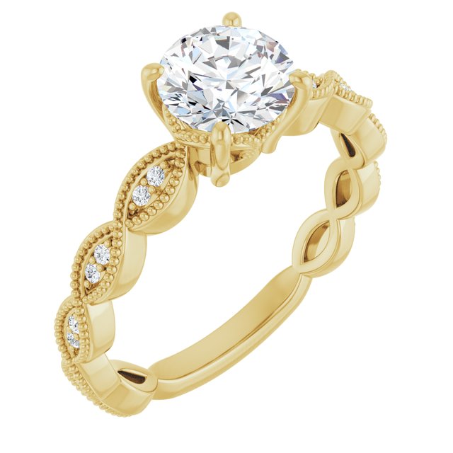 Accented Engagement Ring