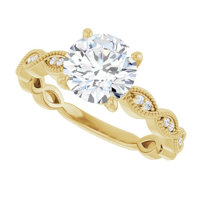 Accented Engagement Ring