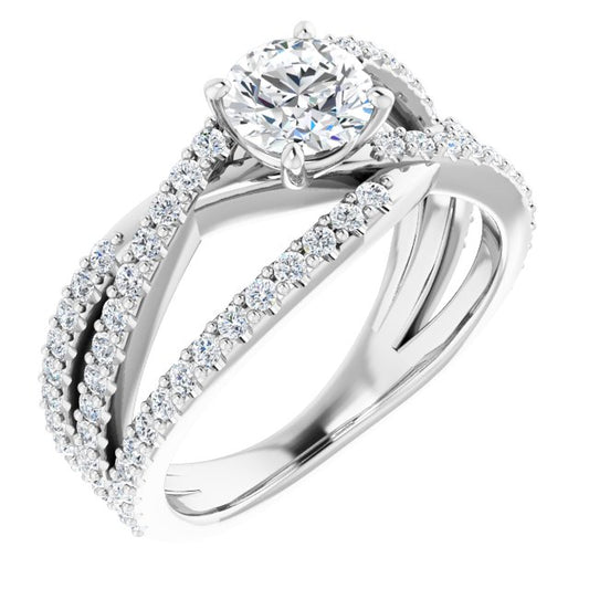 Accented Engagement Ring