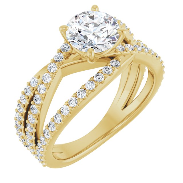Accented Engagement Ring