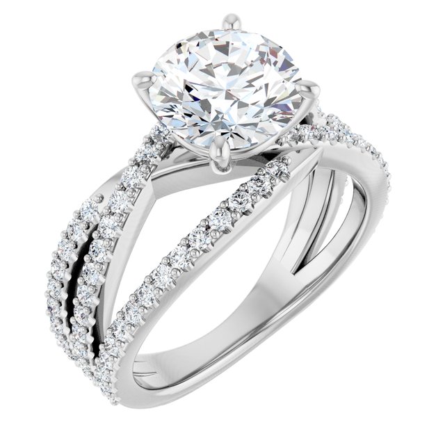 Accented Engagement Ring