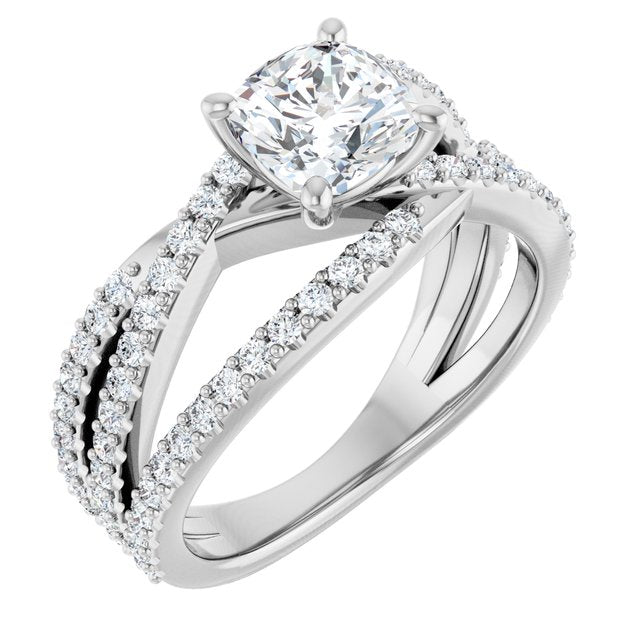 Accented Engagement Ring