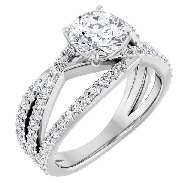 Accented Engagement Ring