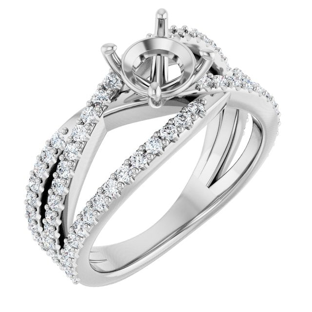 Accented Engagement Ring