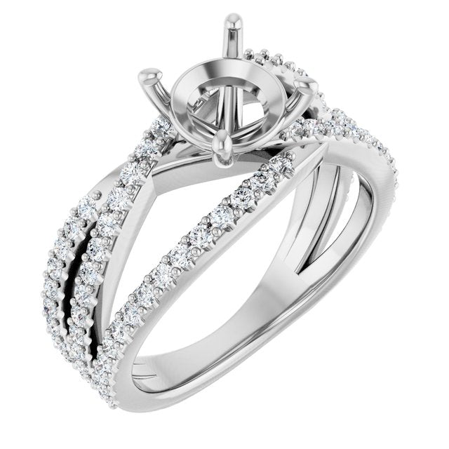 Accented Engagement Ring