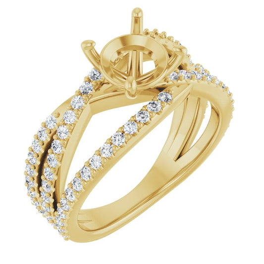 Accented Engagement Ring