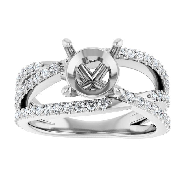 Accented Engagement Ring