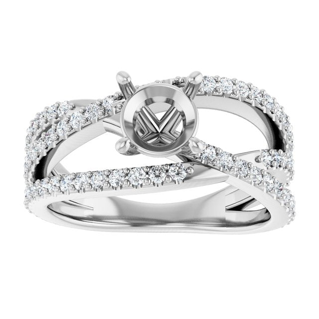 Accented Engagement Ring