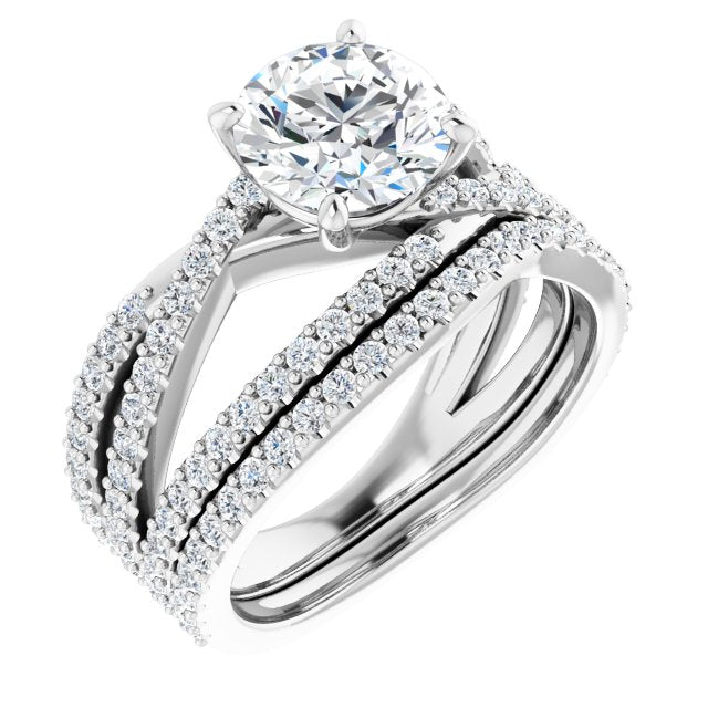 Accented Engagement Ring
