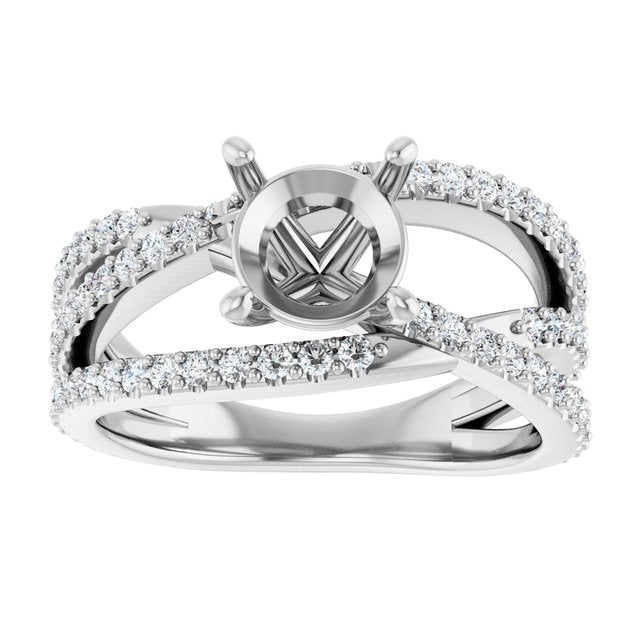 Accented Engagement Ring