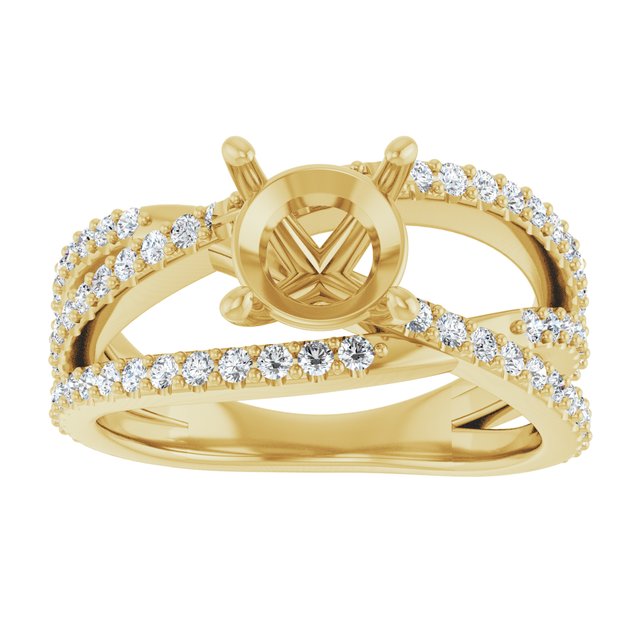 Accented Engagement Ring
