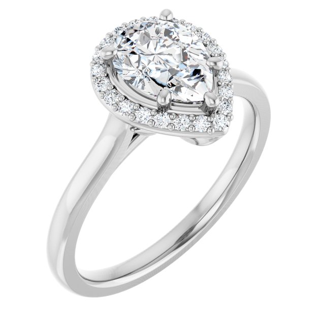 Halo-Style Engagement Ring