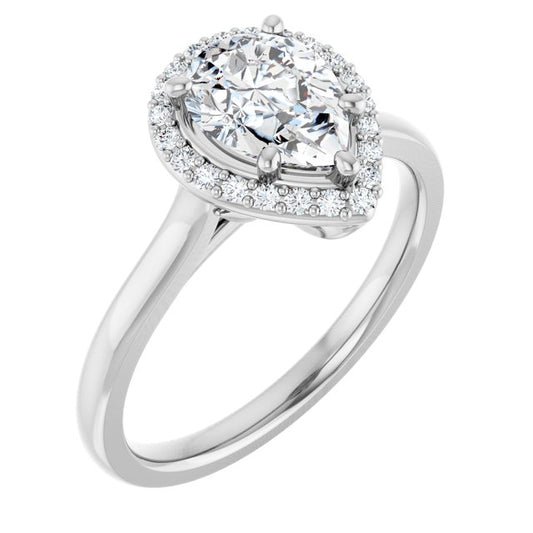 Halo-Style Engagement Ring