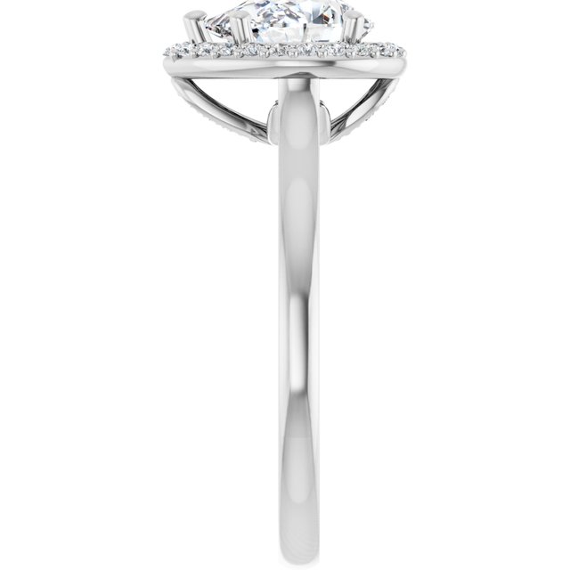 Halo-Style Engagement Ring