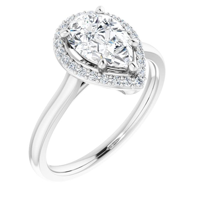 Halo-Style Engagement Ring