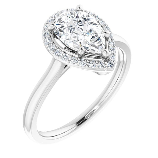 Halo-Style Engagement Ring