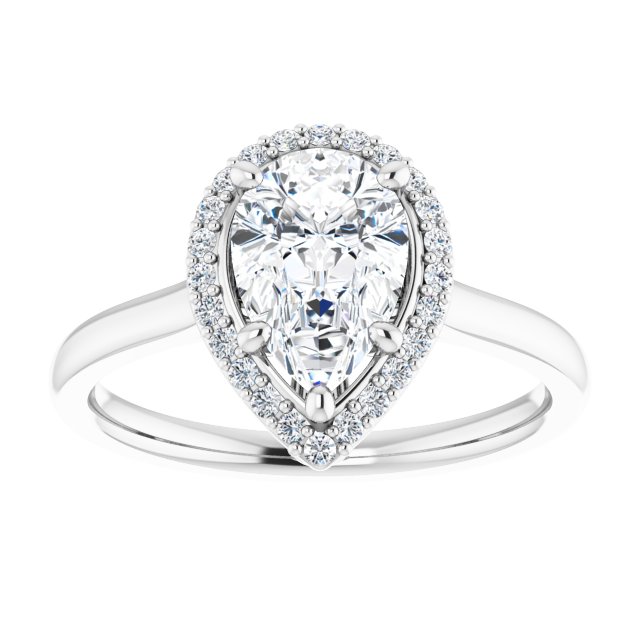 Halo-Style Engagement Ring