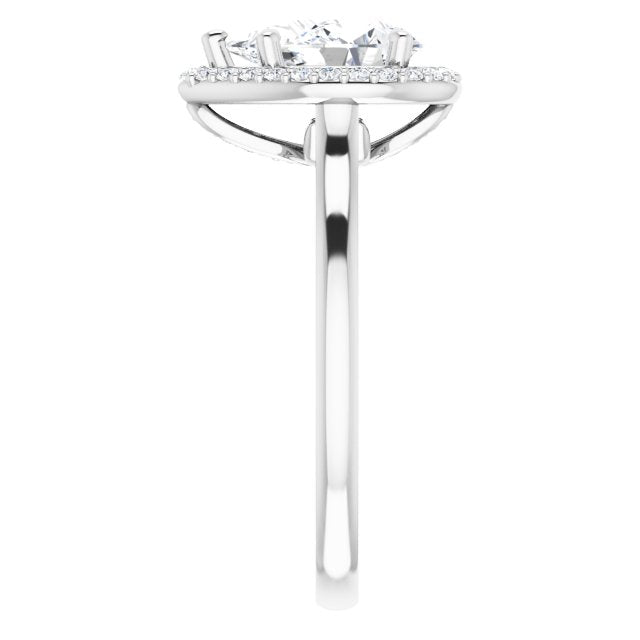 Halo-Style Engagement Ring