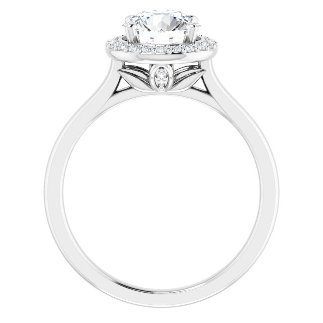 Halo-Style Engagement Ring