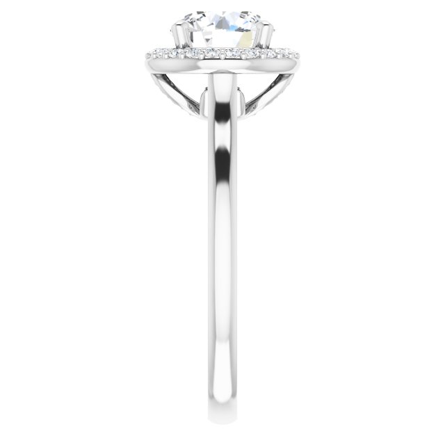 Halo-Style Engagement Ring