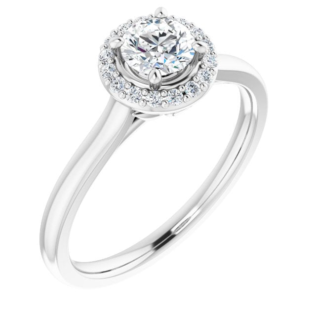 Halo-Style Engagement Ring
