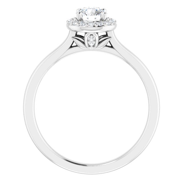 Halo-Style Engagement Ring