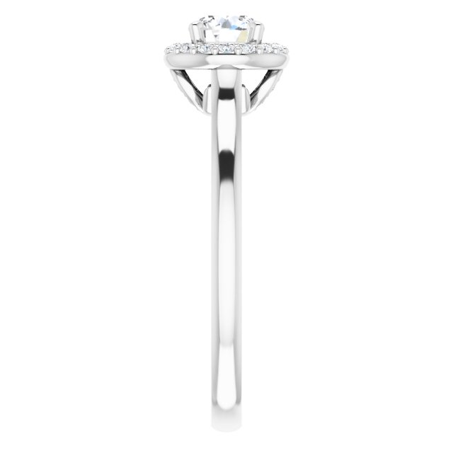 Halo-Style Engagement Ring