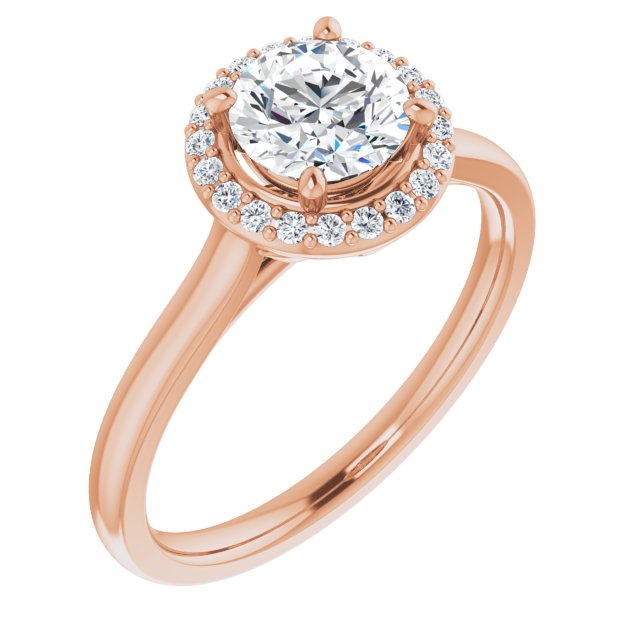 Halo-Style Engagement Ring