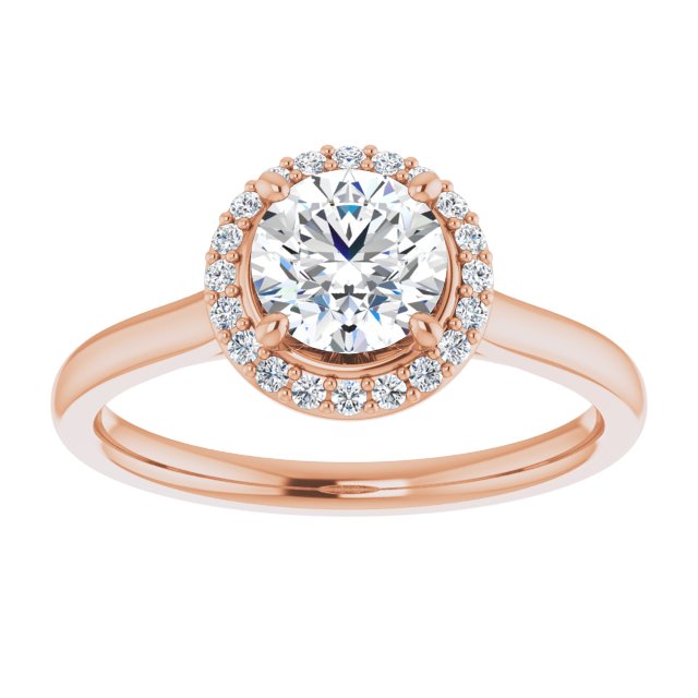 Halo-Style Engagement Ring