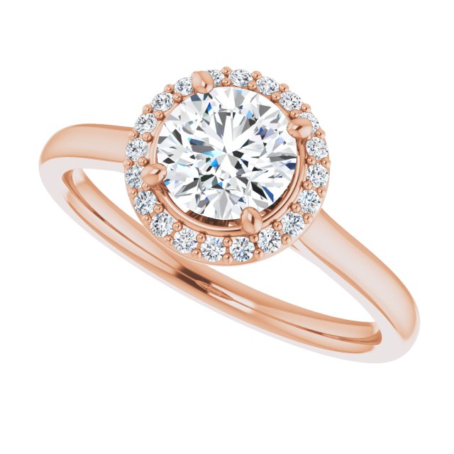 Halo-Style Engagement Ring