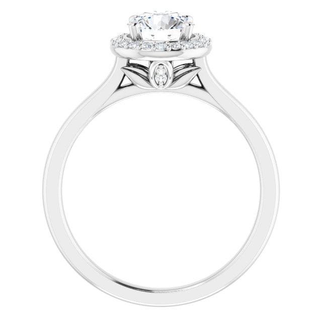 Halo-Style Engagement Ring