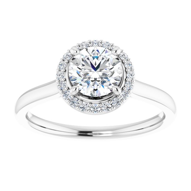 Halo-Style Engagement Ring