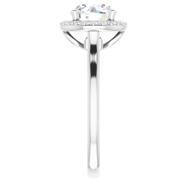 Halo-Style Engagement Ring