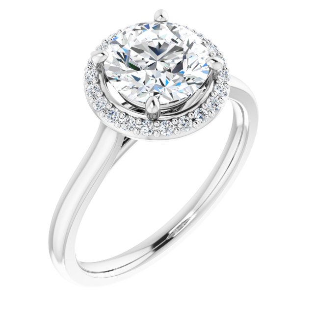 Halo-Style Engagement Ring