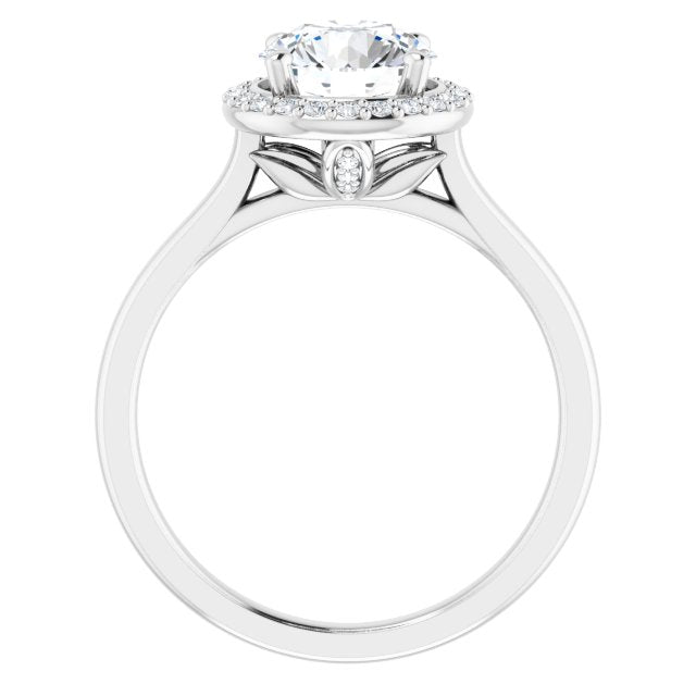 Halo-Style Engagement Ring