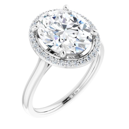 Halo-Style Engagement Ring