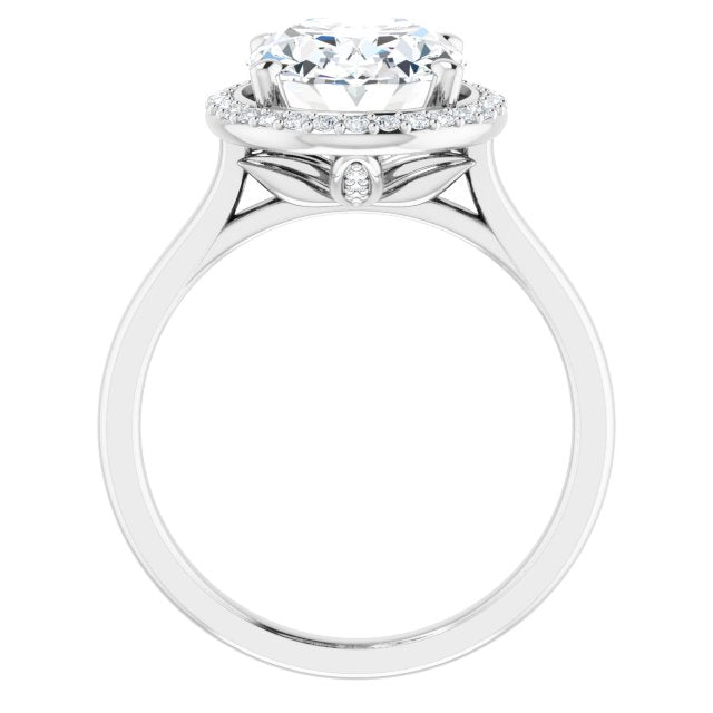 Halo-Style Engagement Ring